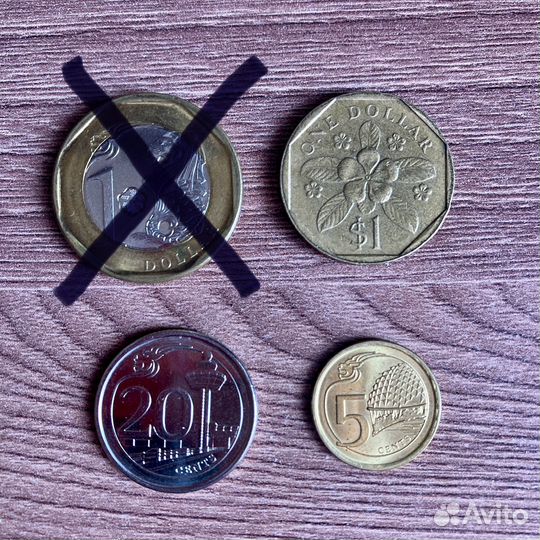 Монеты Сингапура