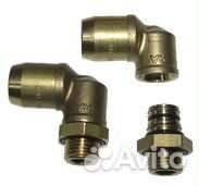 Фитинг угольник д.12*М16 поворотный в сборе с соед