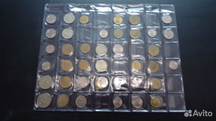 Монеты России, погодовка РФ, рубли, копейки