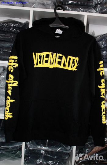 Худи Vetements oversize black (Арт.16697)