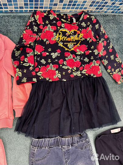 Вещи пакетом на девочку 4 5 лет