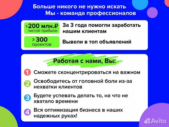 Авитолог. Услуги авитолога. Продвижение