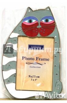Фоторамка Iceberg новая Полосатый кот