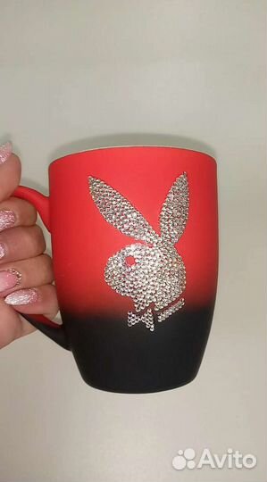 Кружка со стразами