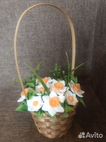 Букет из мыльных цветов