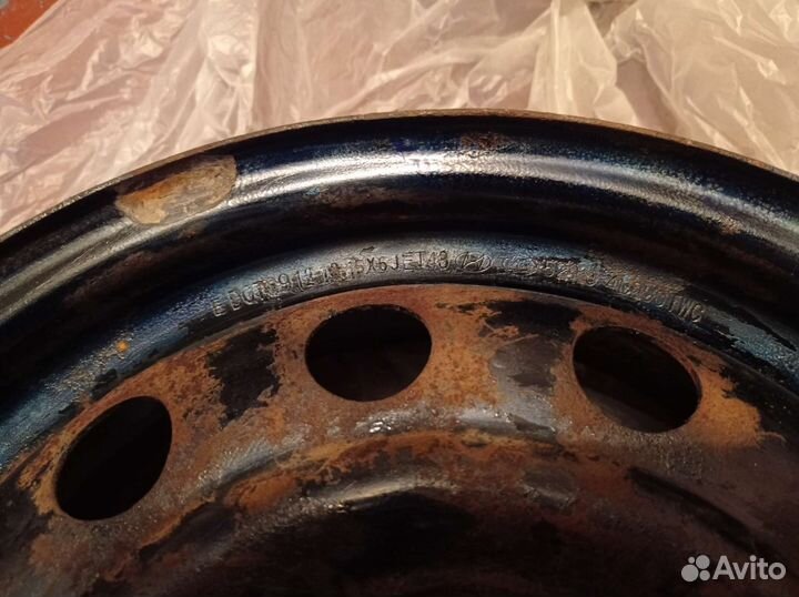 Диски штампованные Kia Rio Hyundai Solaris