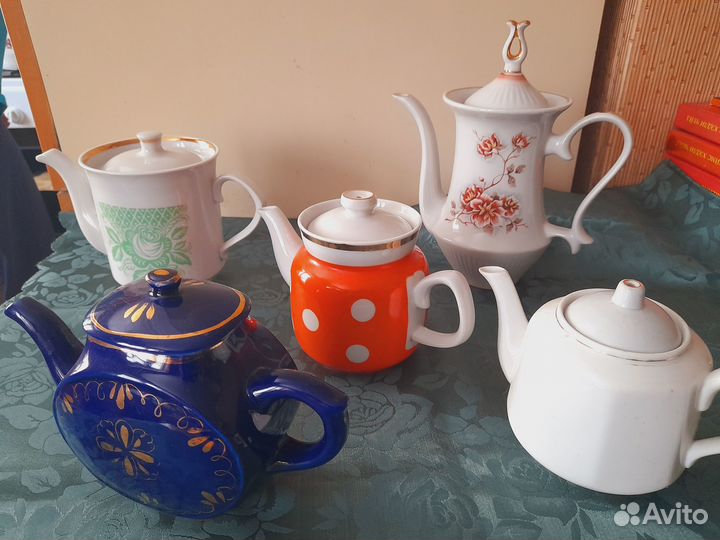 Фарфоровые чайники СССР