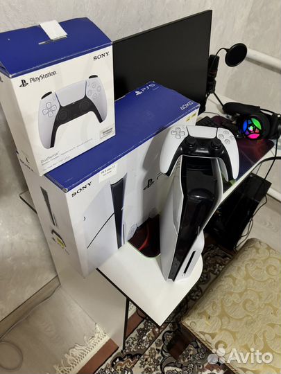 Sony playstation 5 slim с дисководом