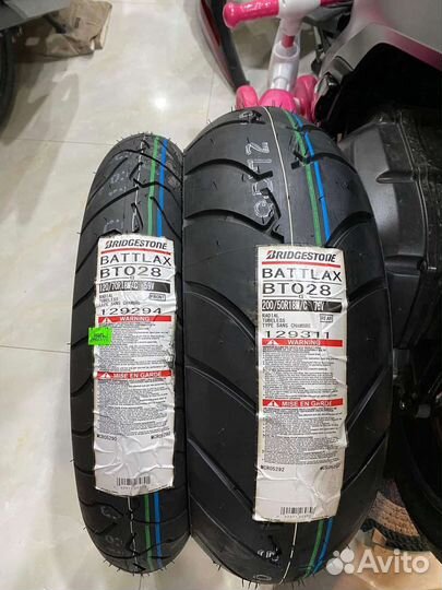 Мотошины 120 70 18 + 200 50 18 Bridgestone BT028
