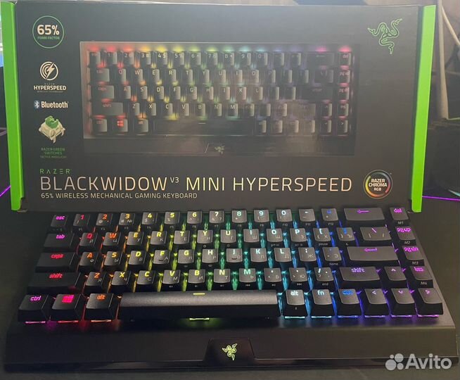 Razer BlackWidow V3 Mini HyperSpeed Green Switch