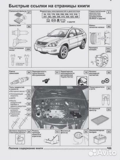 Книга: руководство по ремонту toyota harrier