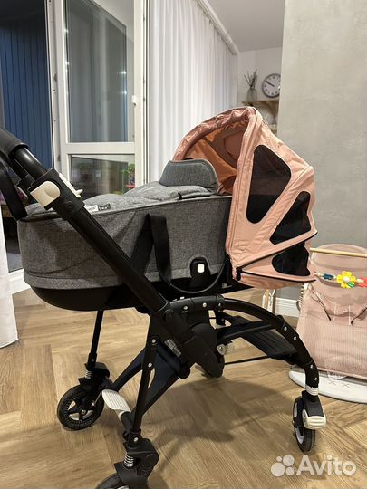 Люлька переноска bugaboo bee 6 + адаптеры