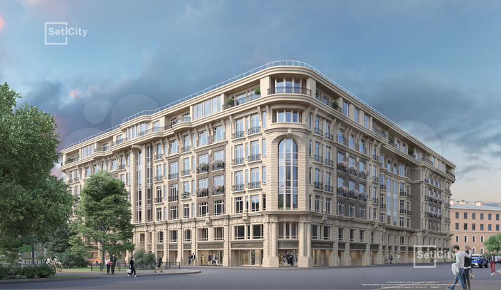 4-к. квартира, 140,7 м², 6/6 эт.