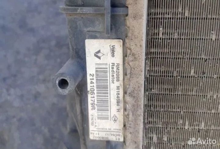 Радиатор охлаждения Renault Logan 2/ sandero 2