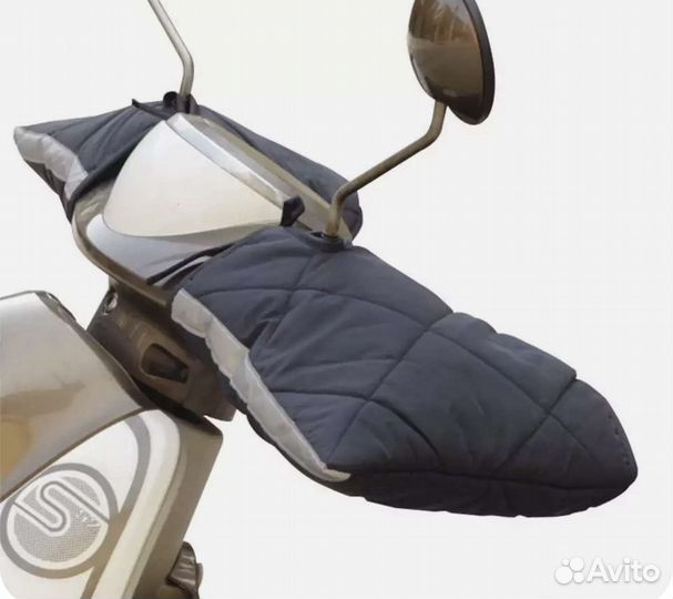 Варежки утепленные на мопед велосипед скутер