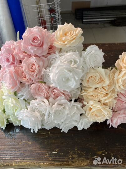 Искусственные цветы для свадьбы,декора.Розы