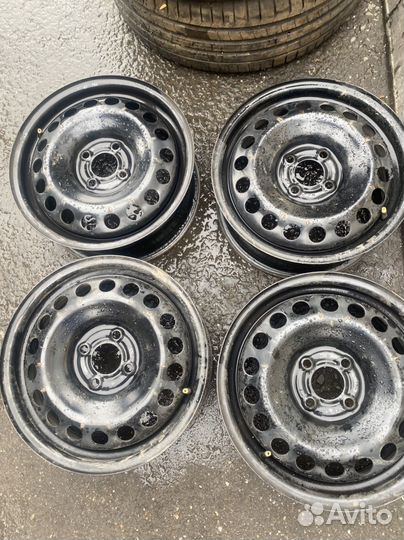 Штампованые диски r15 4 100 ет 50