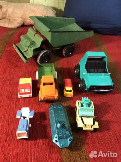 Игрушки Машинки СССР 8 штук