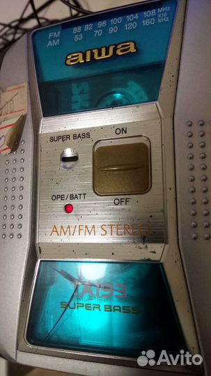 Плеер кассетный aiwa hs-ta193