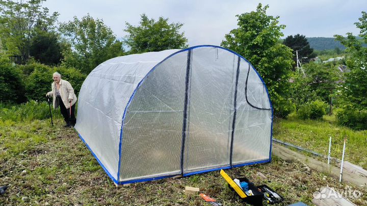 Теплица с чехлом 3*6