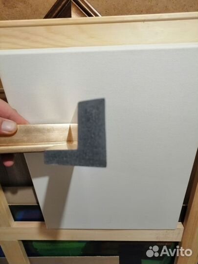 Рама для картины Кенвес. Золото