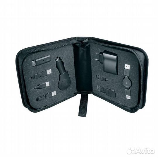 Набор USB переходников для моб тел с авто зарядкой