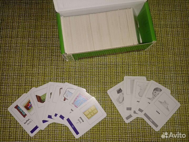 Карточки для обучения французкому языку