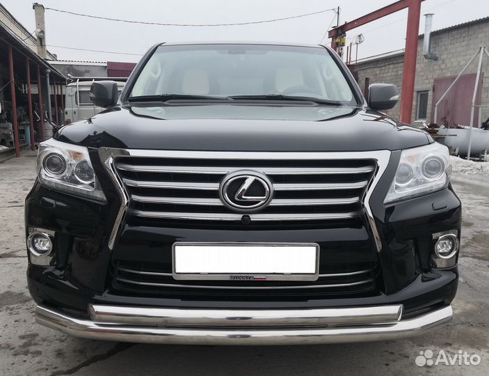 Защита бампера переднего Lexus LX 570 2013-2015