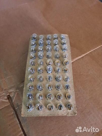 Лампочки для елочных гирлянд СССР мн-6,3-0,3 Е10