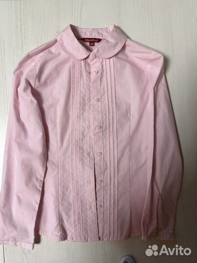 Рубашка школьная для девочки 128