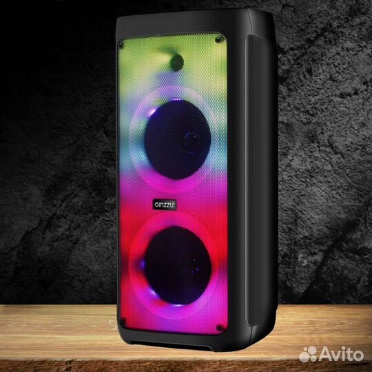 Bluetooth колонка Ginzzu 56W новая радио караоке