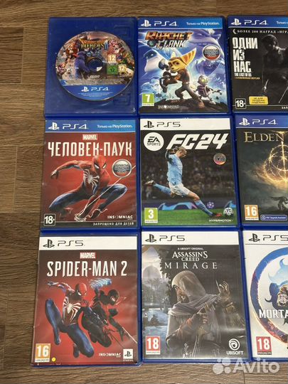 Игры на ps4 ps5 диски