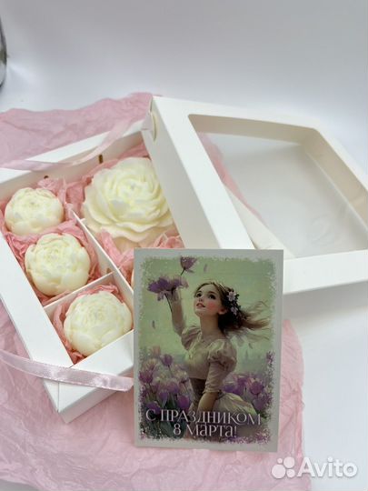 Набор свечай пион