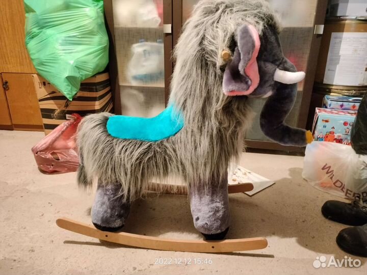 Детская качалка мамонт