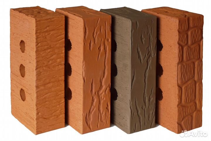 Кирпич рядовой облицовочный цокольный