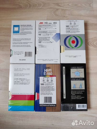Видеокассеты новые запечатанные
