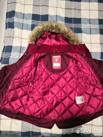 Парка зимняя для девочки Рейма 104-110см