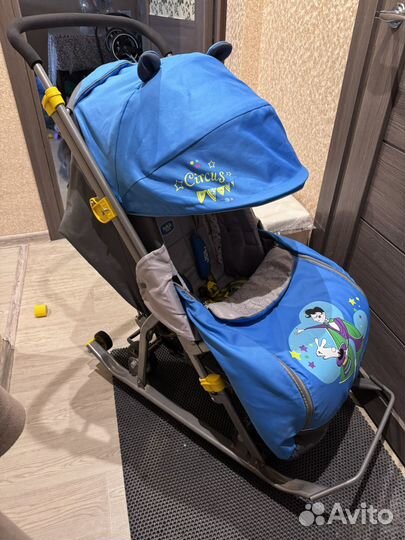 Санки коляска ника кидс