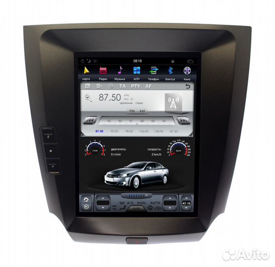 Магнитола Tesla Style для Lexus IS 205-2013