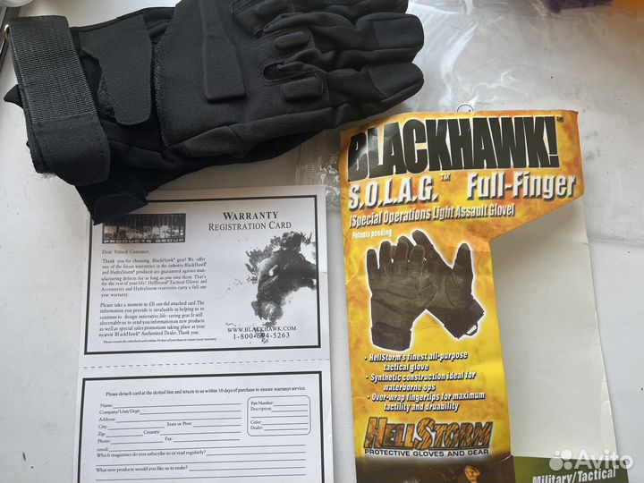 Перчатки тактические blackhawk S.O.L.A.G. Закрытые