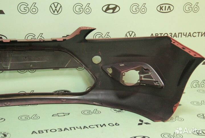 Бампер передний Красный Ford Focus 2008 - 2011