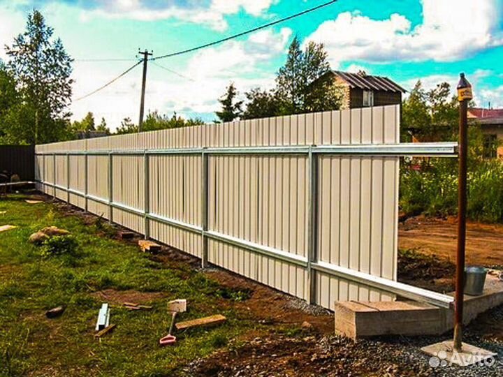 Установка заборов навесов ворот