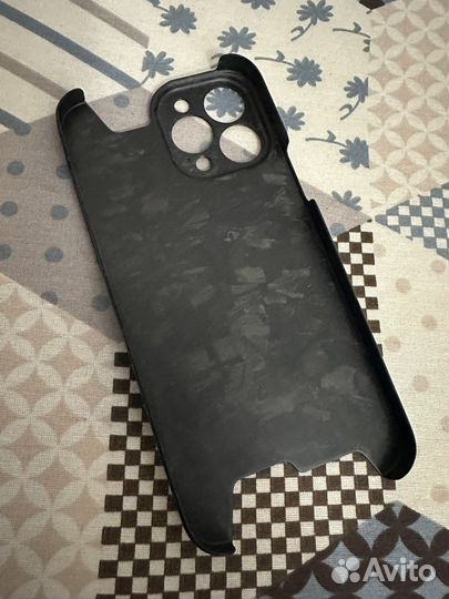 Чехол iPhone 13 Pro Max Карбон