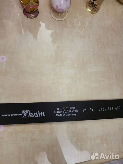 Мужской кожаный ремень