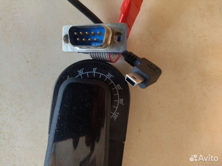 Кабель шнур мини USB угловой RS232 0.9 м