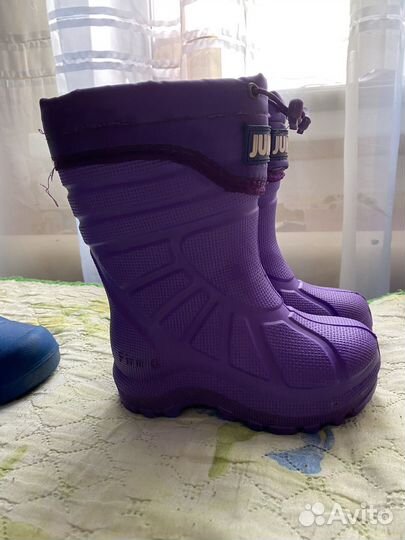 Детские резиновые сапоги