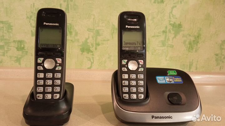 Радиотелефон panasonic 2 трубки