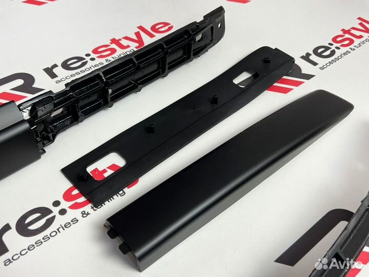 Рейлинги Mitsubishi Outlander с13г Черные R2050