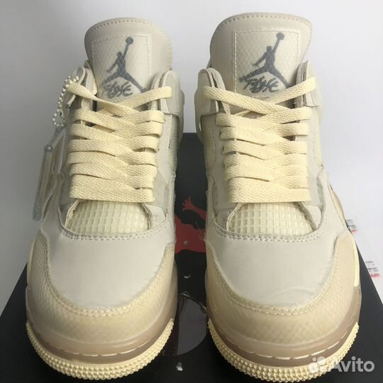 Off-White X Wmns Air Jordan 4 Retro SP Sail