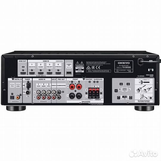 AV ресивер Onkyo TX-SR393 Black